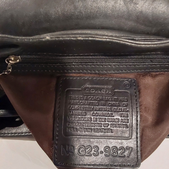 Vintage COACH Legacy Handcrafted Leather Black Backpack - Picture 2 of 12